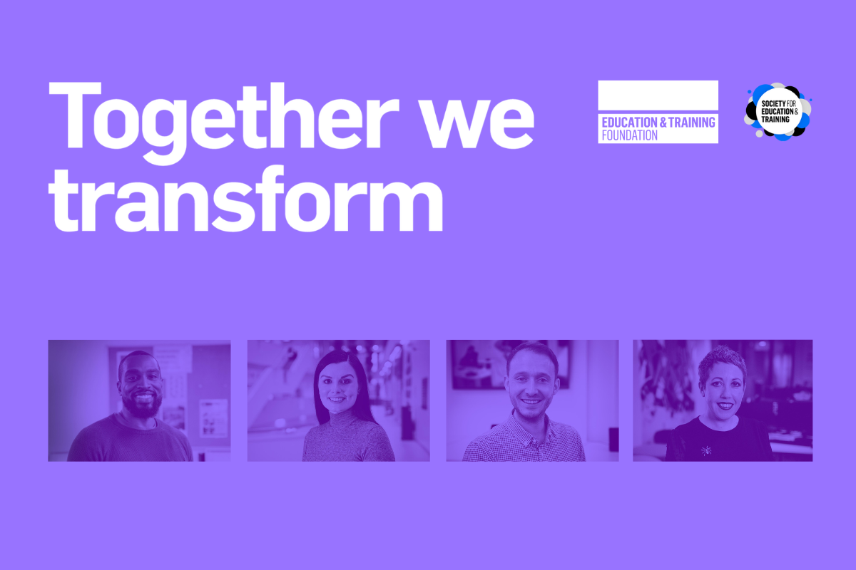 ETF SET #TogetherWeTransform initiative graphic