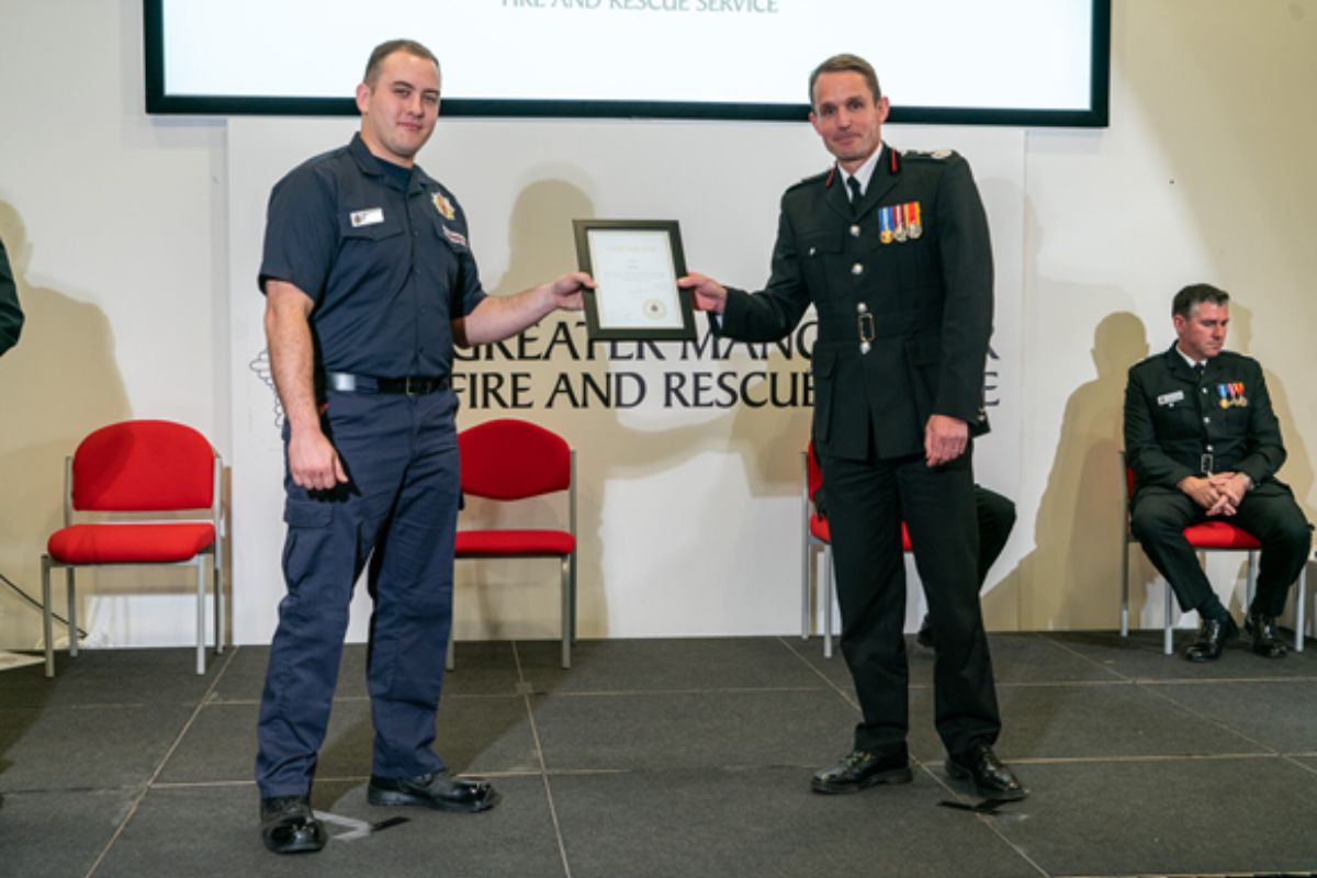 Firefighters awarded ‘distinction’ on completion of apprenticeships
