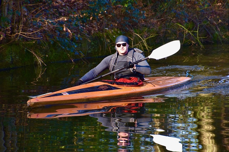 Kayaking for a cause close to his heart - Leeds lecturer Christopher Lang