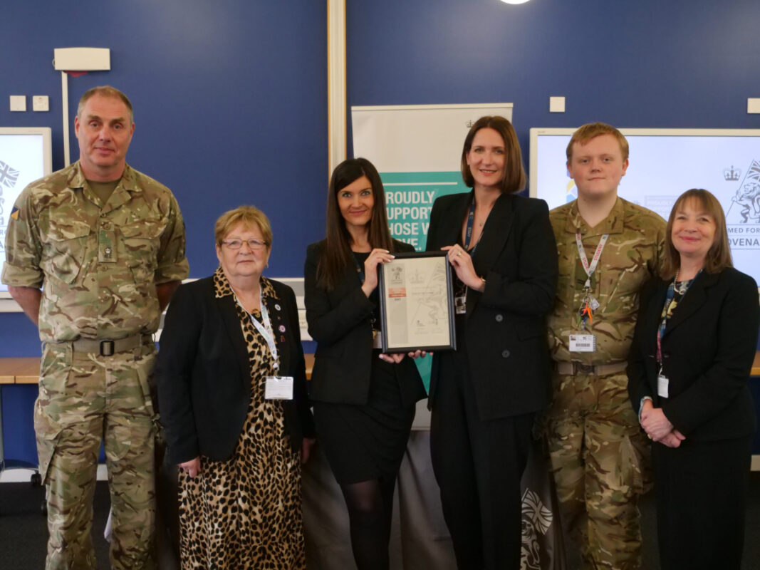 Stoke on Trent College awarded bronze for Defence Employer Recognition Scheme