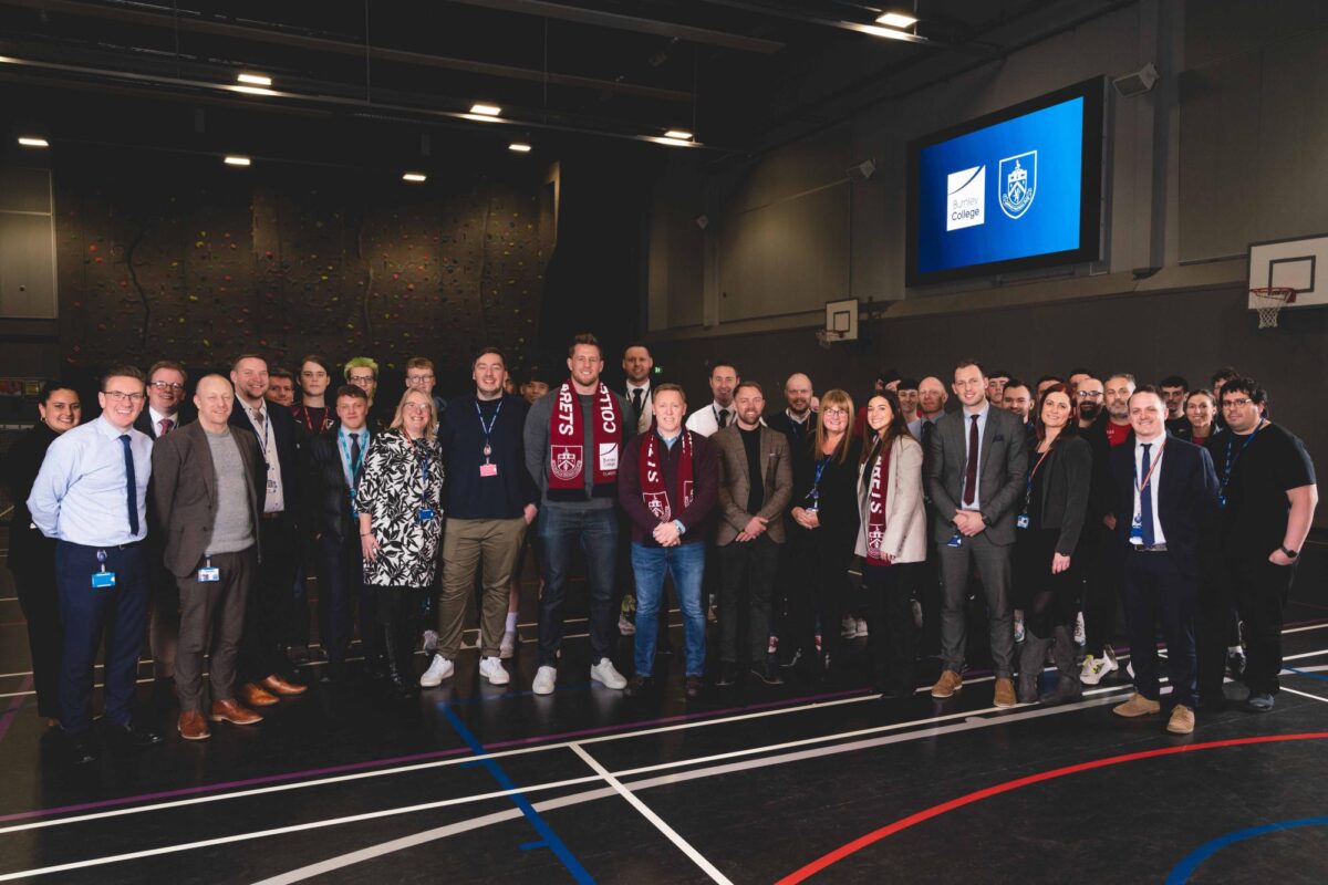 US Sporting Power Couple Visit Burnley College