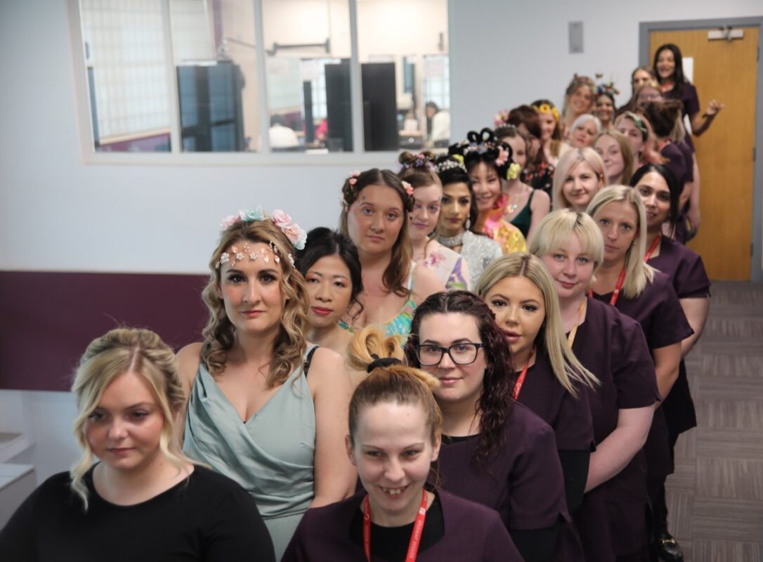 Telford students turn on the style for 'fantastic' hairdressing competition