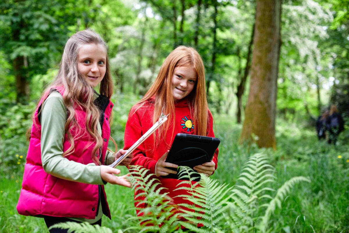 children in nature