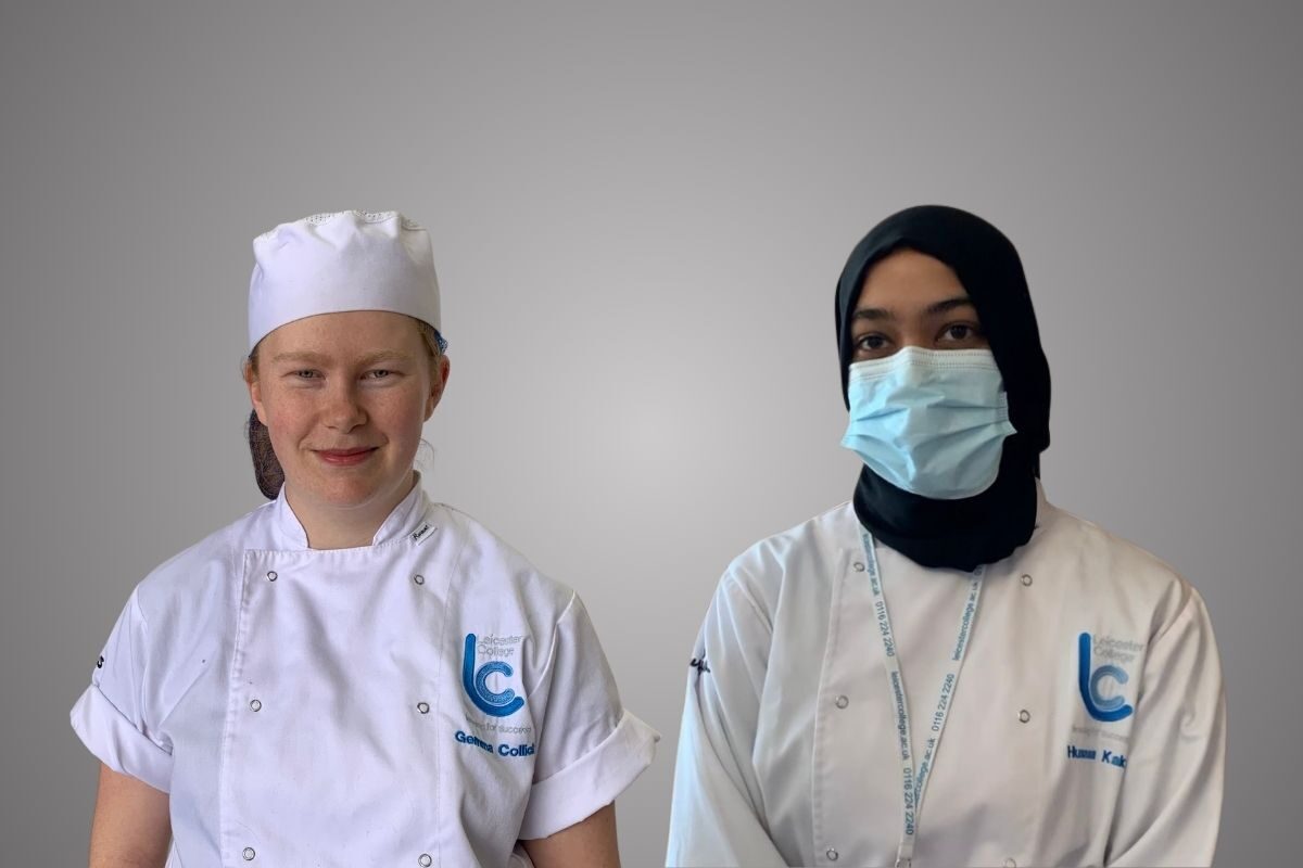 Two Leicester College students reach the finals of national pastry chef of the year competition