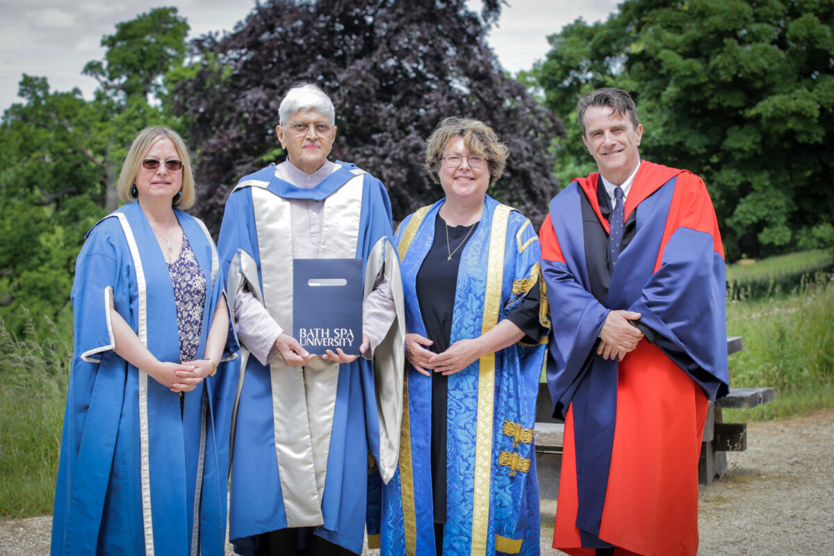 Bath Spa University awards Honorary Doctorate at Winter Graduation ceremony