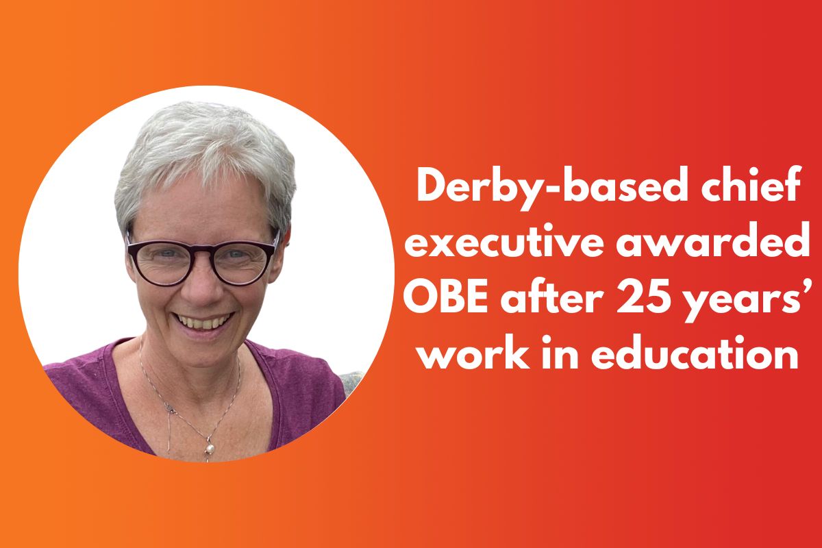 FE News | Derby-based chief executive awarded OBE after 25 years’ work in education
