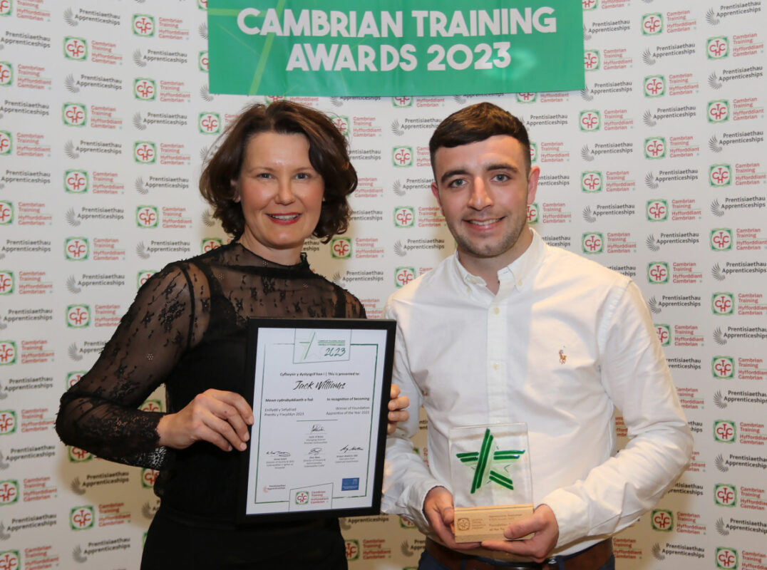 Multi-skilled Jack completes the double at training company’s awards