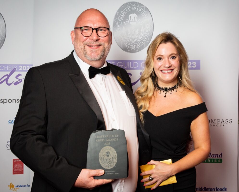 A Sheffield College lecturer has won a Craft Guild of Chefs award.