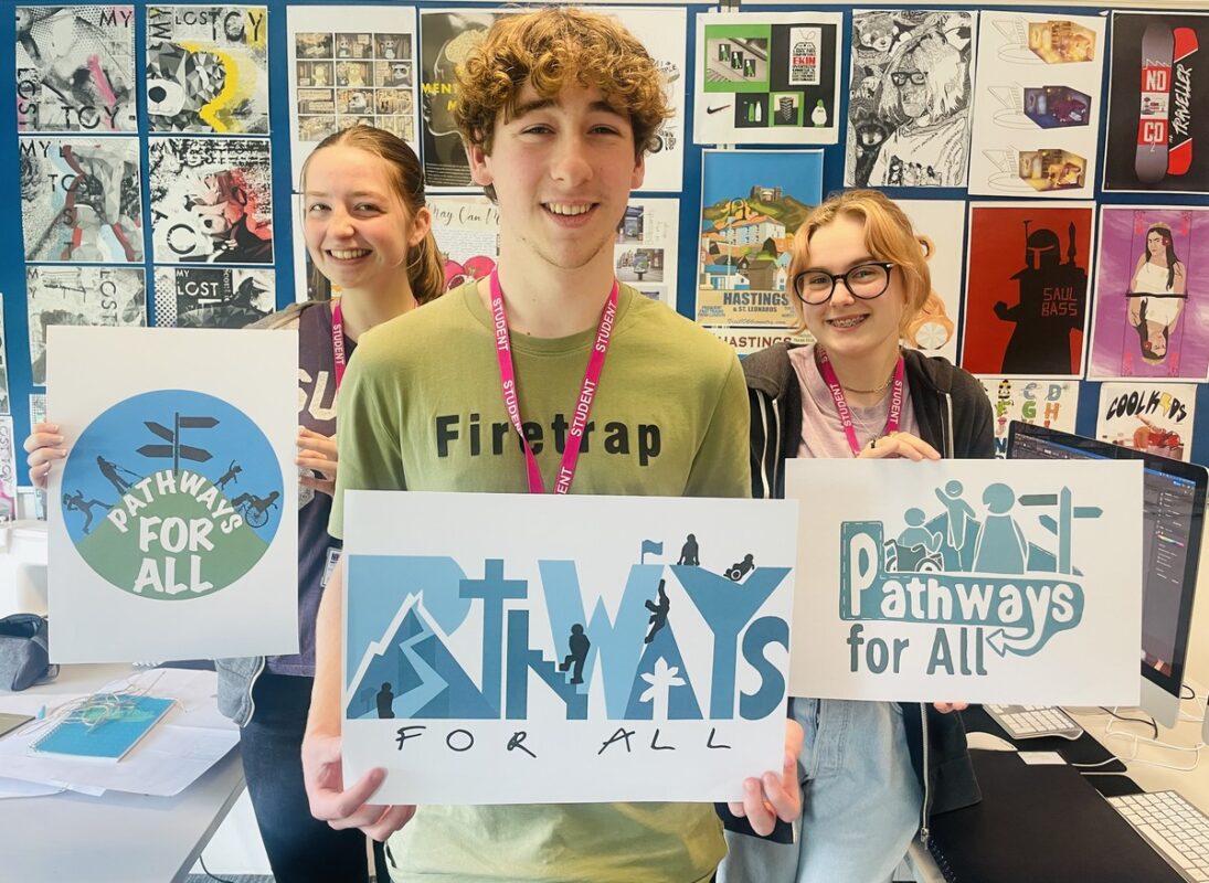 Graphic Design students’ success in Kent County Council 'Pathways for all' logo competition
