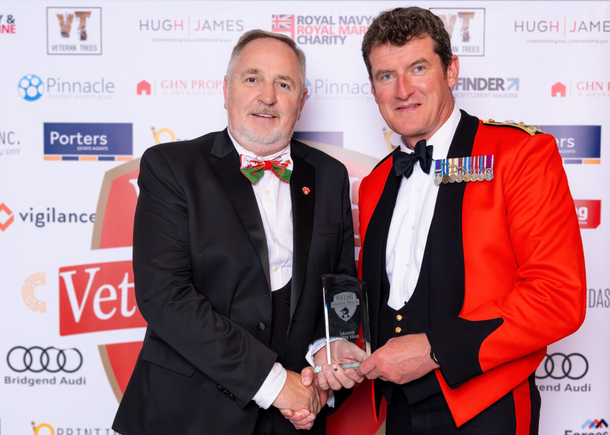 Training company chairman triumphs at Welsh Veterans Awards