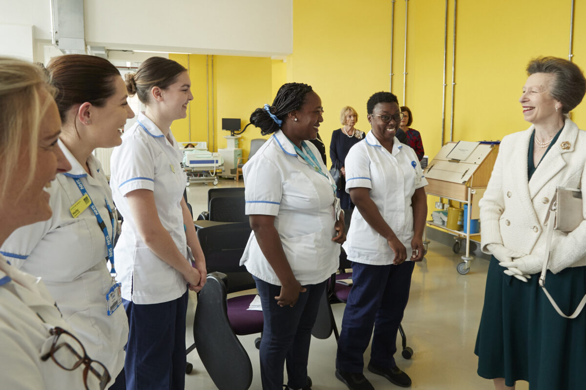 HRH The Princess Royal unveils new name of University’s training hospital ward