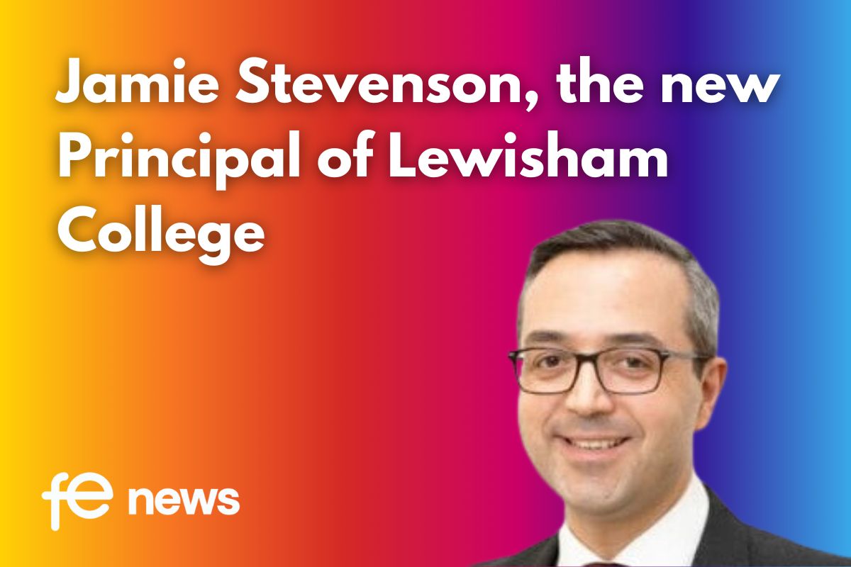 Jamie Stevenson, the new Principal of Lewisham College