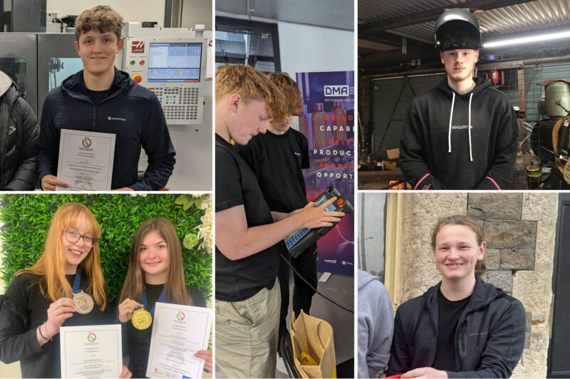 Grŵp Llandrillo Menai students have qualified for the WorldSkills UK finals