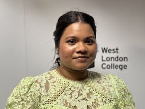 Bernice Fernandes at her West London College Business School Graduation