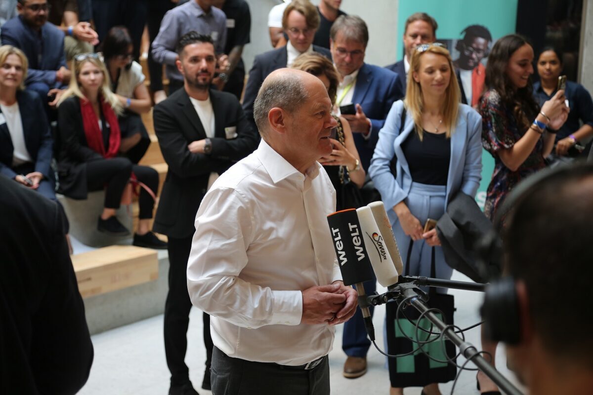 German Chancellor, Olaf Scholz at Gisma University of Applied Sciences in Potsdam: Breaking down language barriers to attract international talents for Germany