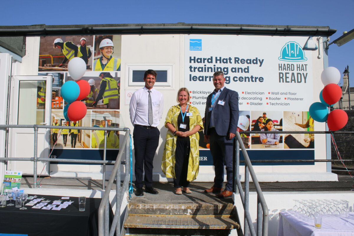 Launch of the Hard Hat Ready Training Centre at City College Plymouth