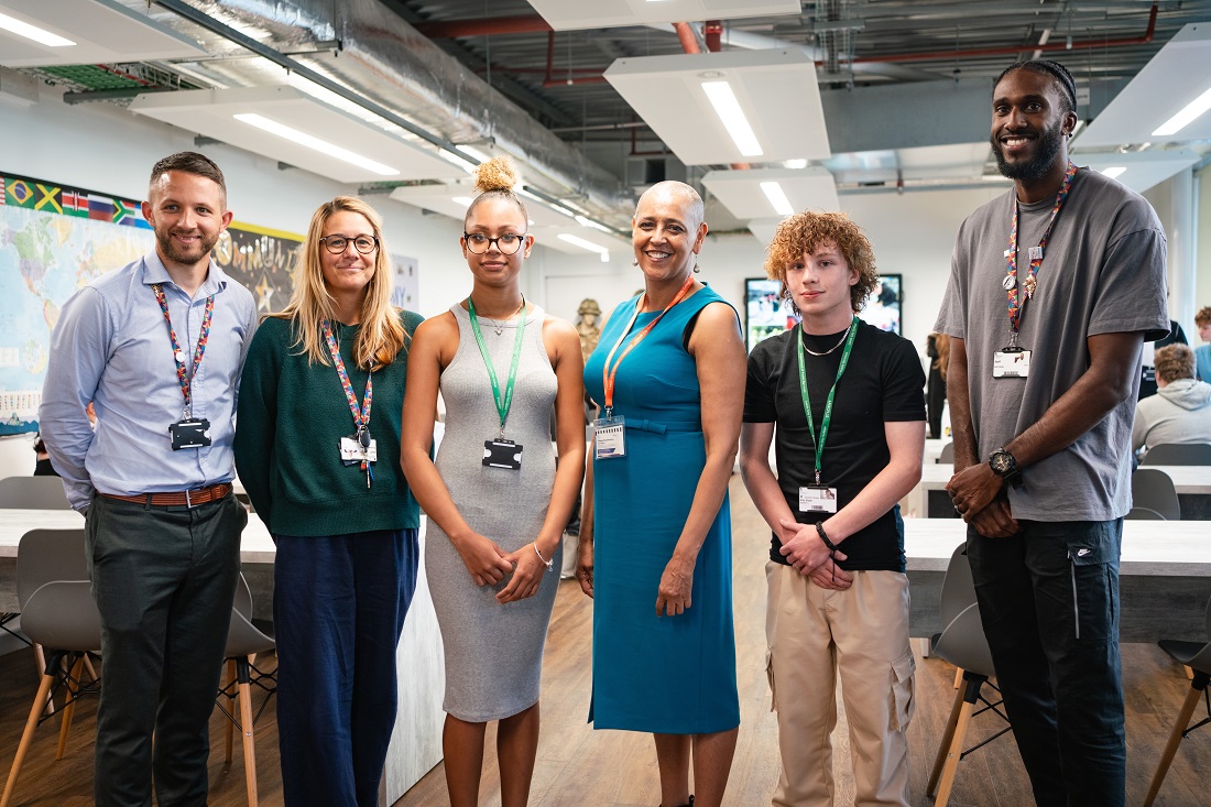 West Yorkshire's Deputy Mayor for Policing and Crime, Alison Lowe, visiting Leeds City College