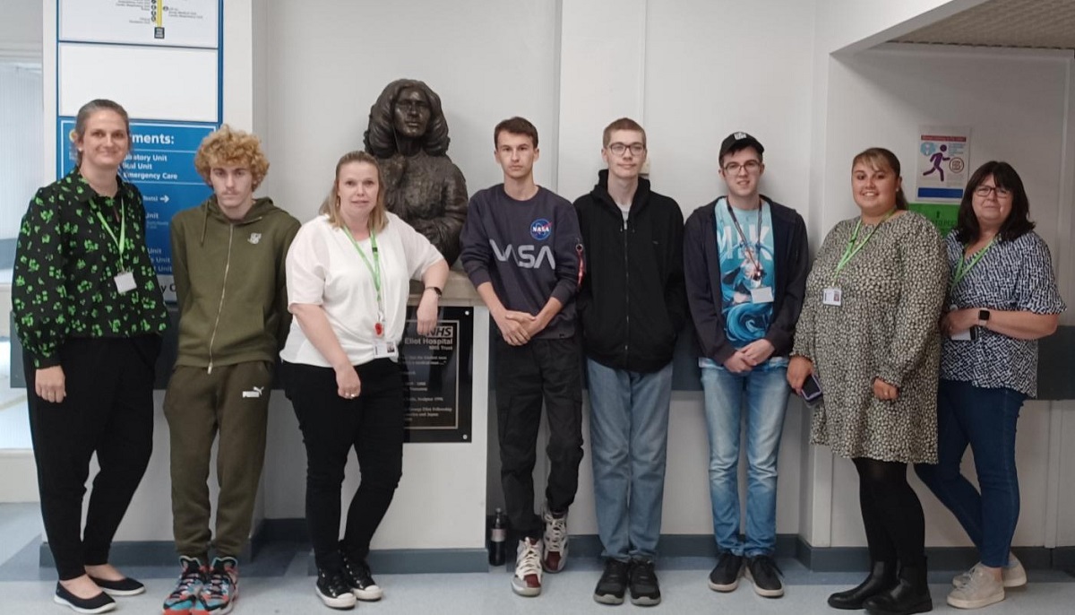 COLLEGE SUPPORTED INTERNS START WORK AT GEORGE ELIOT HOSPITAL