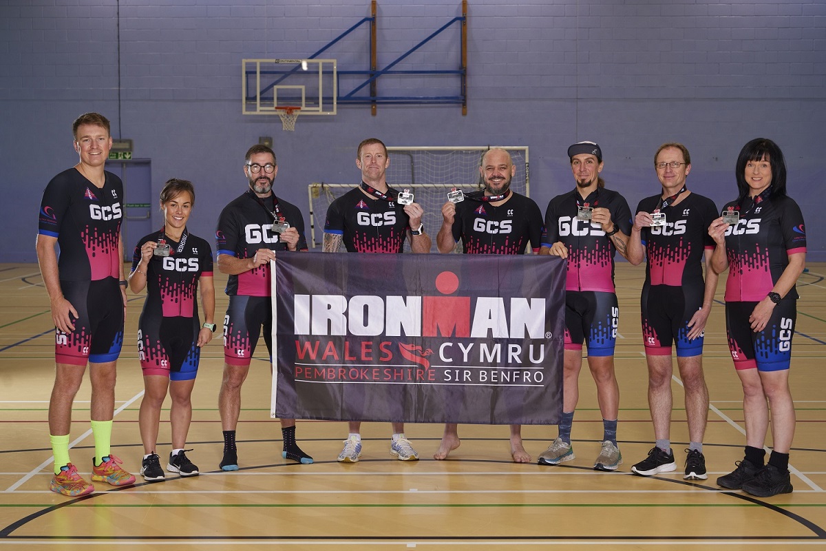 It’s medal time for Gower College Swansea Ironman team