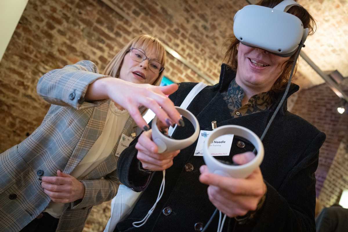 VR Headset: Ufi VocTech Showcase