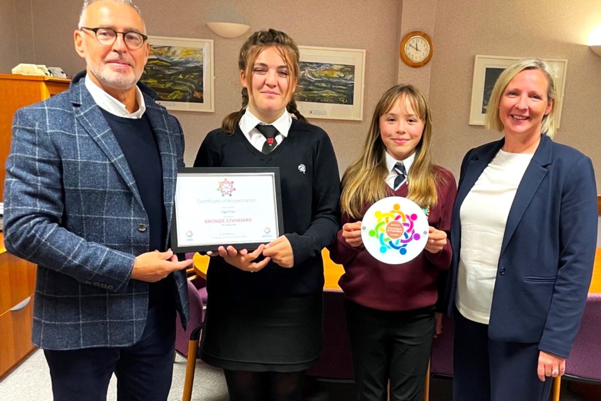 School receives family award for helping parents improve the lives of their children