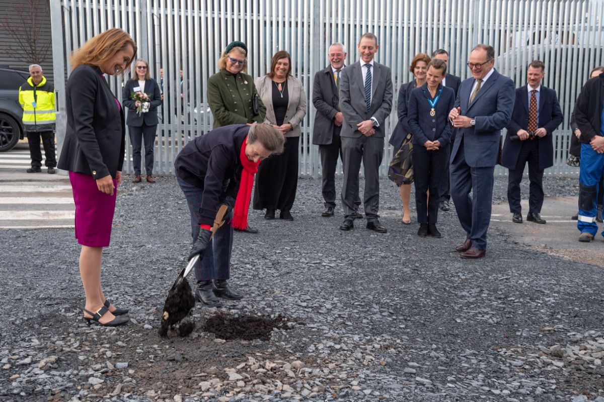 HRH The Princess Royal ‘breaks ground’ on Barrow’s first university campus