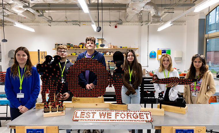 Product Design students get creative with poppy pins