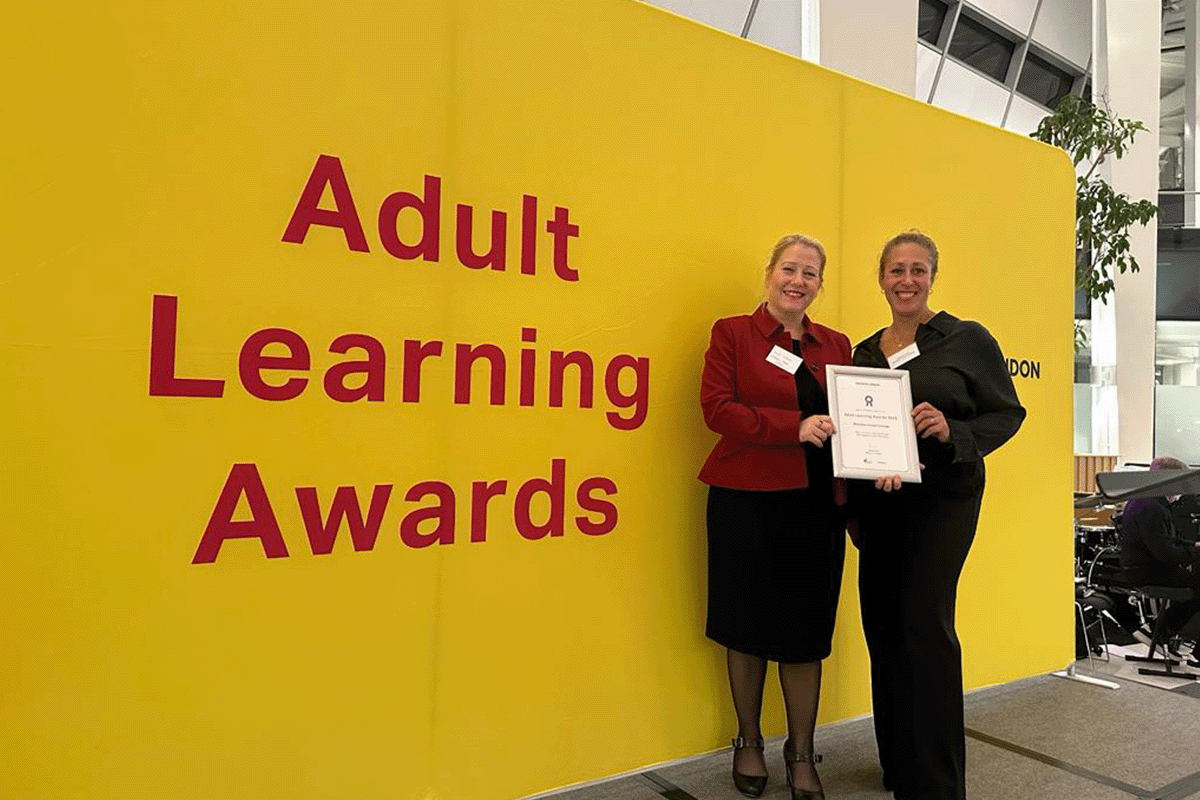 Waltham Forest College commended for the Mayor of London ‘Learning for Good Work Employer of the Year’ Award