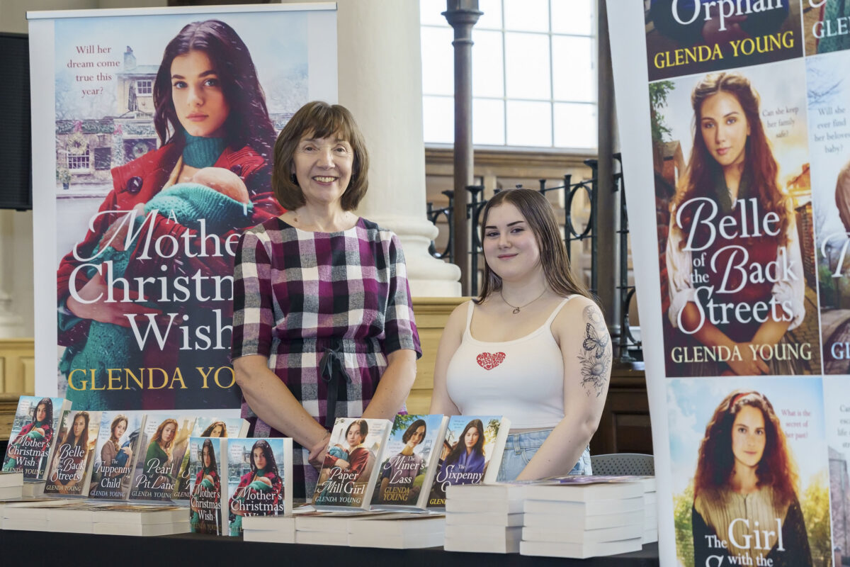 Bestselling author supports young talent