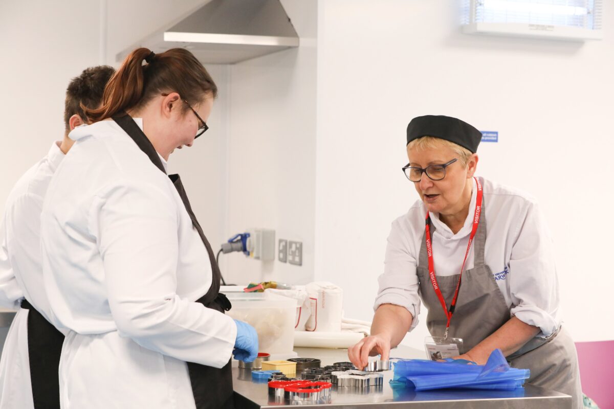 Catering students enjoy chefs’ Christmas cookery class