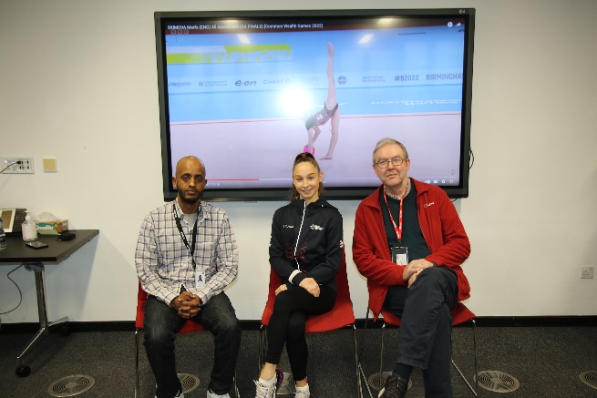 Top UK gymnast wants students to follow their dreams