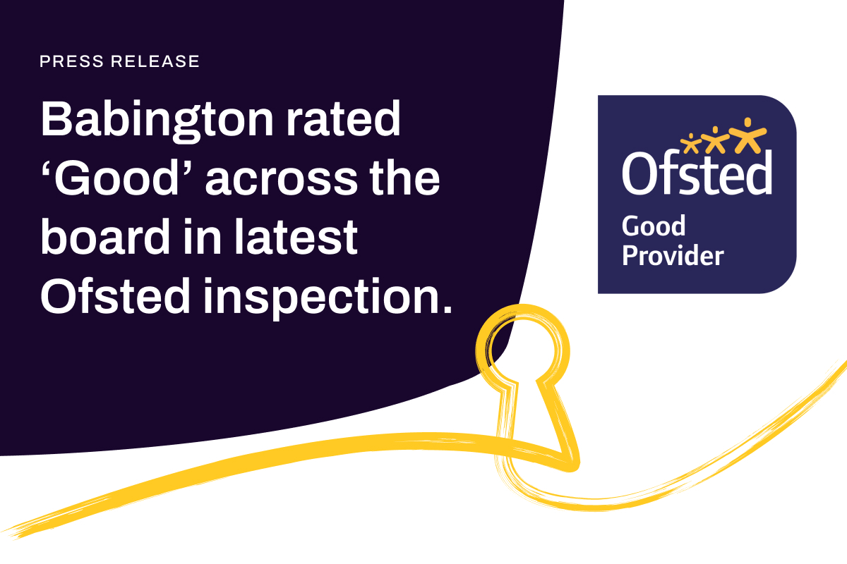 Babington rated ‘Good’ across the board in latest Ofsted inspection.