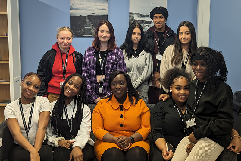 LSEC students meet with Bexley MP to talk about wellbeing