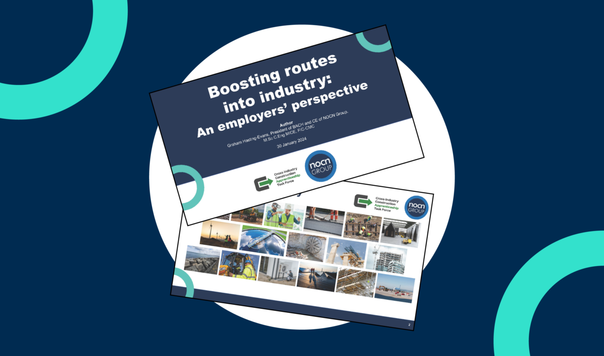 NOCN Group launch new joint report with CCATF: "Boosting Routes into Industry: An employers' perspective"