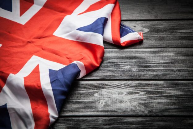 Photo of a flag of Great Britain
