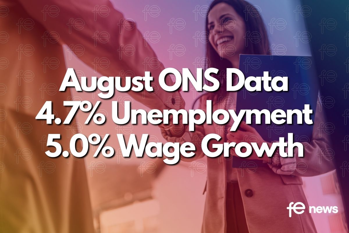 August ONS Data: Unemployment rises to 4.7% while wage growth remains strong at 5.0%