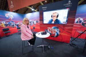 Skills Minister Baroness Smith and Steph McGovern