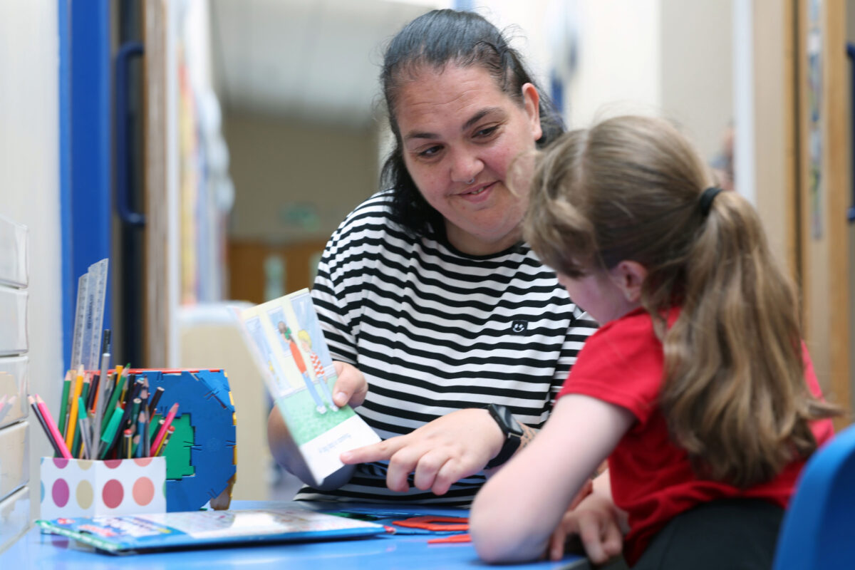 Janine Price is now thriving as an adult learner, determined to be a sparkling role model to her children with her sights now firmly fixed on a full-time career in education.