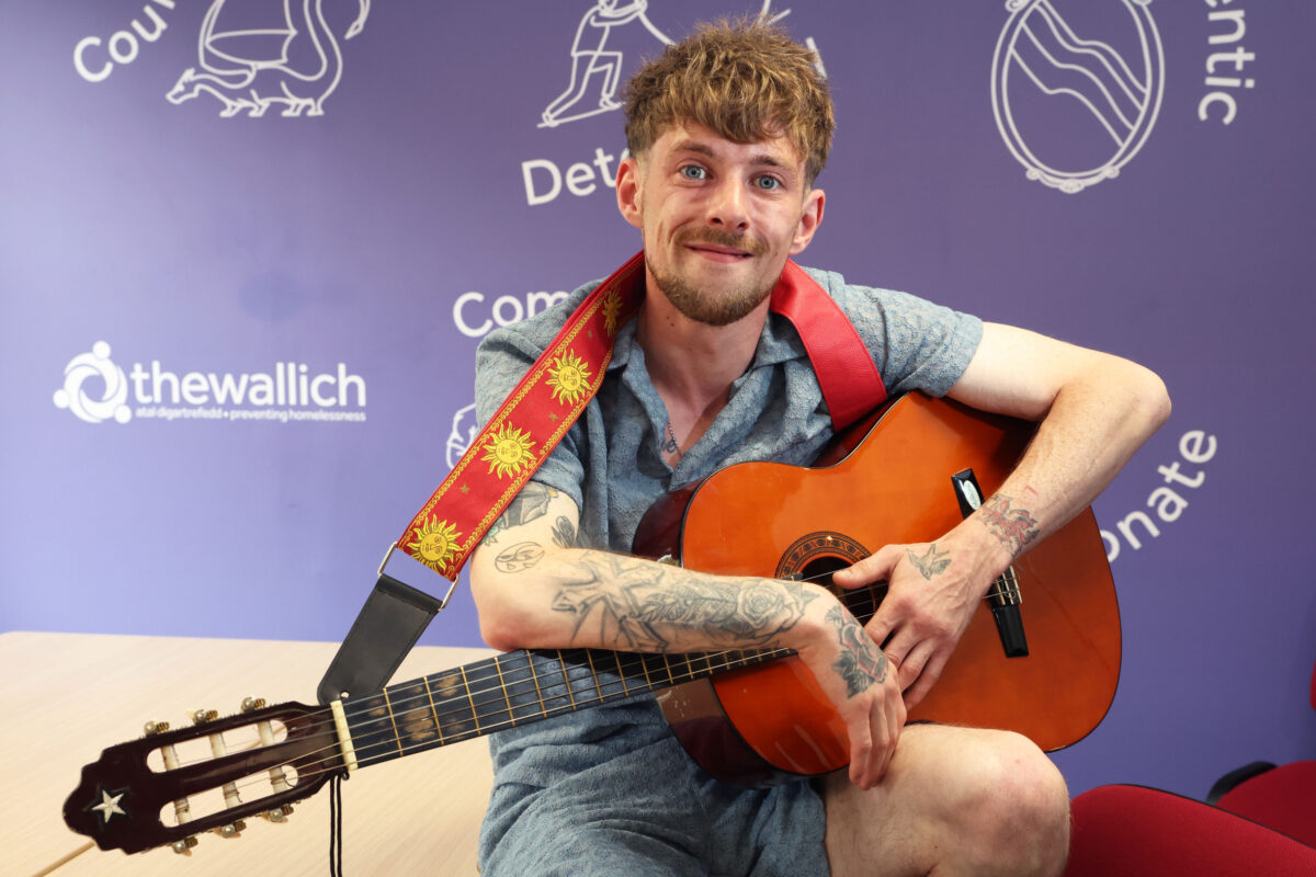 Inspire! Adult Learning Award winner Osian Lloyd has credited Welsh film star Michael Sheen with transforming his life.