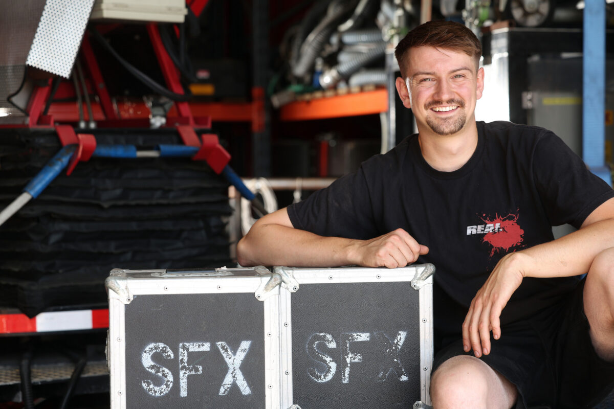 Will Hougham, an apprentice at Real SFX on Cardiff, has won the Skills for Work Award in this year’s Inspire! Adult Learning Awards.