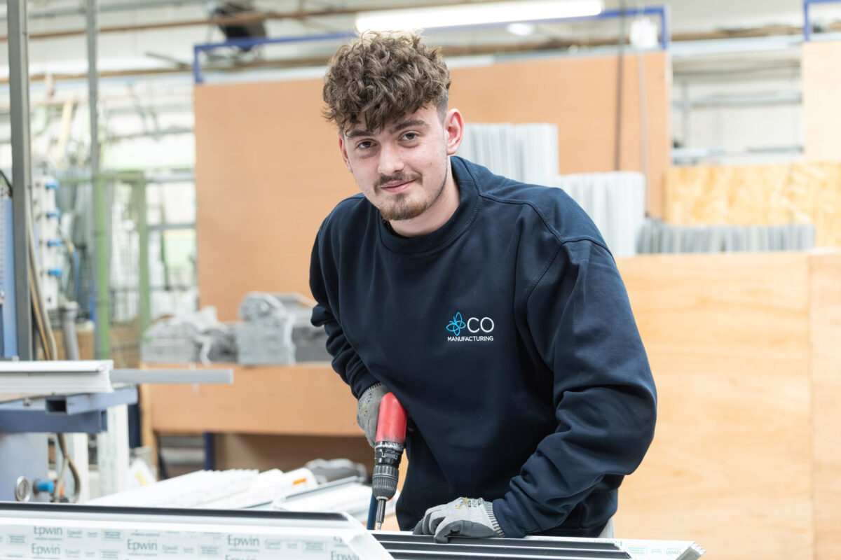 Jack Wallace, Production Operative in the frame prep department.