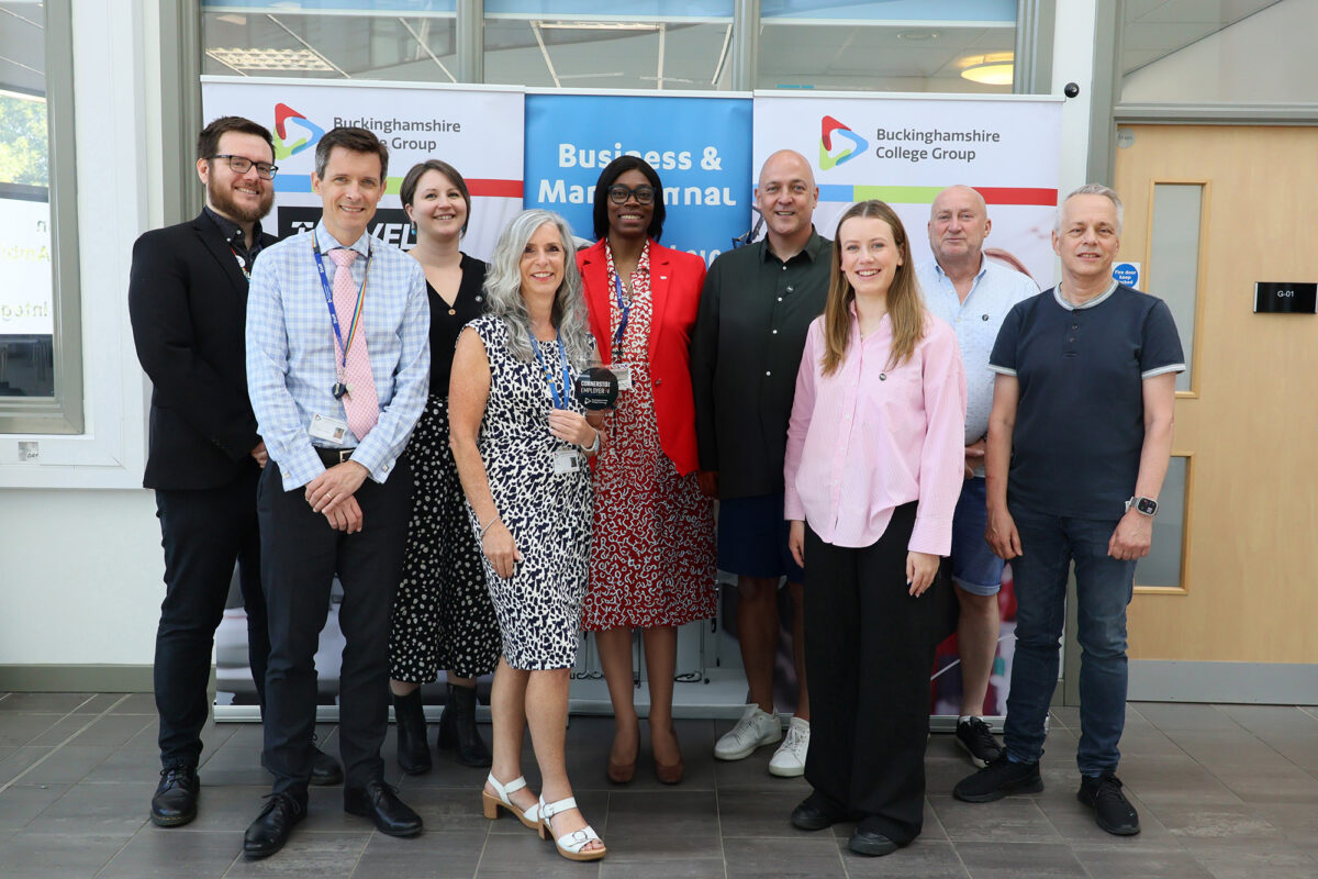 Mandate PR visit Aylesbury Campus.