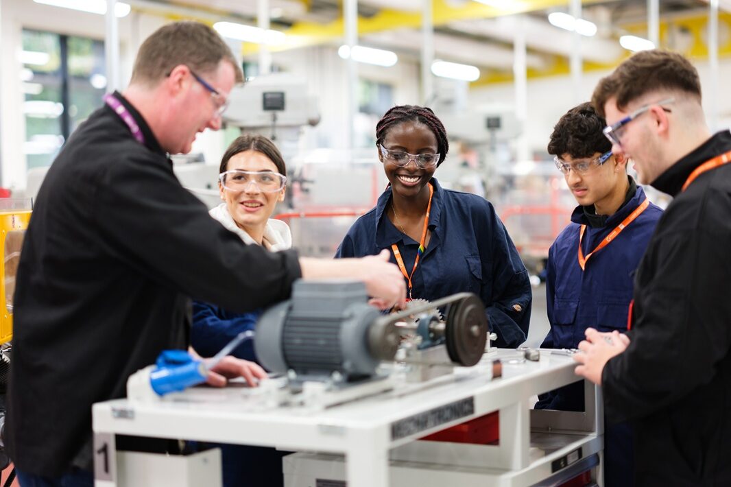 Hands-on training at Telford College