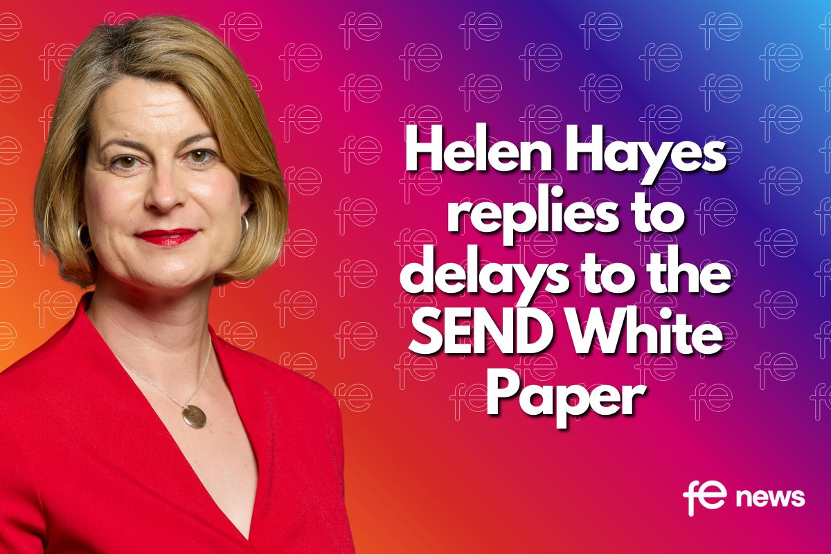Helen Hayes replies to delays to the SEND White Paper