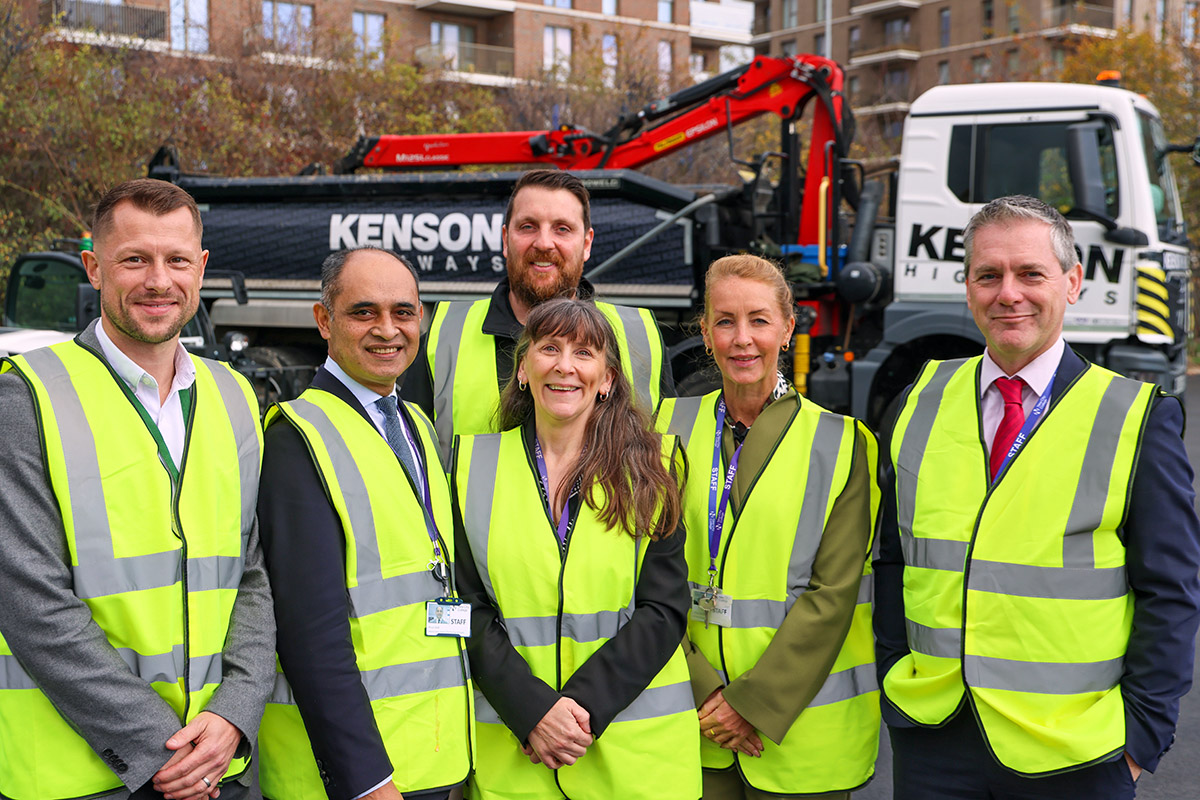 A new partnership between New City College and Kenson Highways was launched at the college’s Rainham Construction and Engineering Campus – bringing new opportunities for adults to gain the training and skills needed to build and maintain London’s highways.