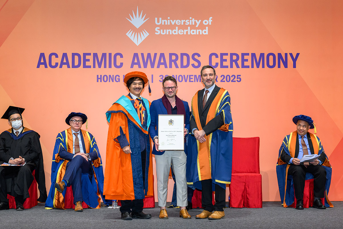 Educational leader honoured by University of Sunderland