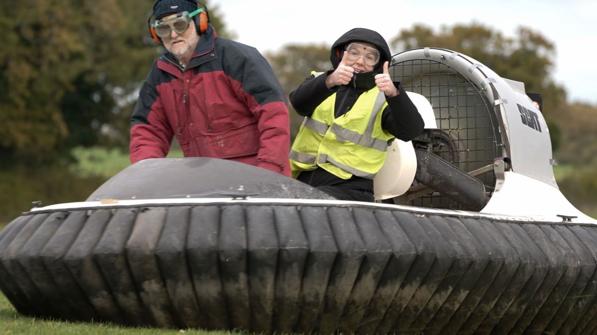 Winchester Sports Journalism student Leah impresses BBC with hovercraft racing film