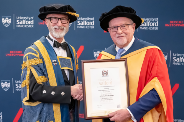 Prof Nic Beech and Sir Rod Aldridge