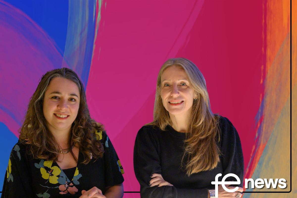 Vikki and Charlotte at the Collective