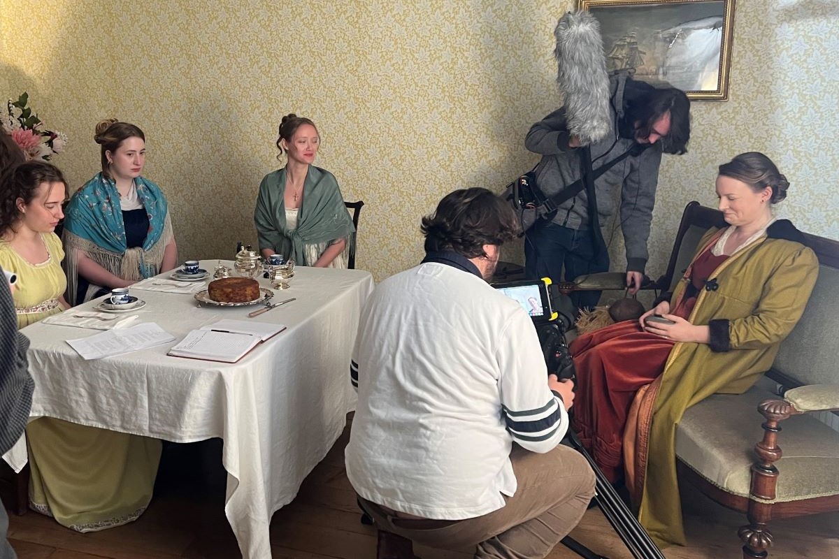 University of Winchester students are first to film drama in Jane Austen’s home